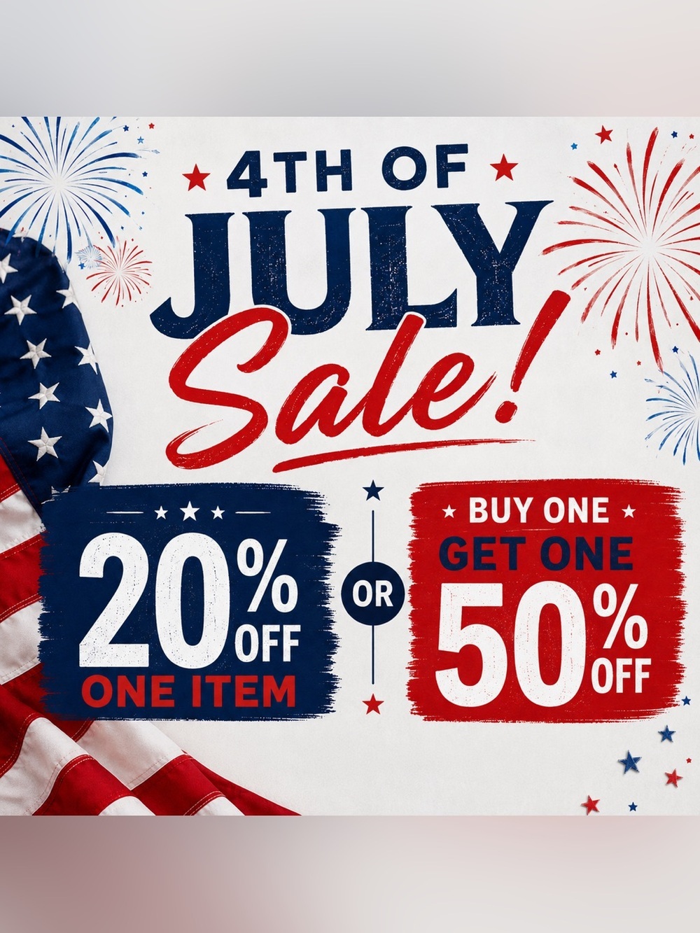 4th of July Sale!
